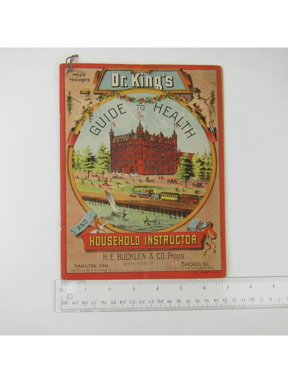 Dr. Kings Guide to Health Patent Medicine Almanac HE Bucklen & Co Antique c 1888